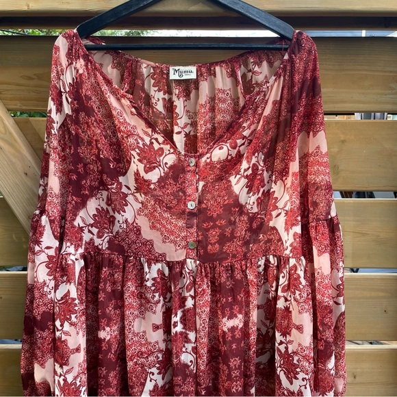 Show Me Your Mumu Sienna Swing Dress in Happy Henna - Picture 5 of 8